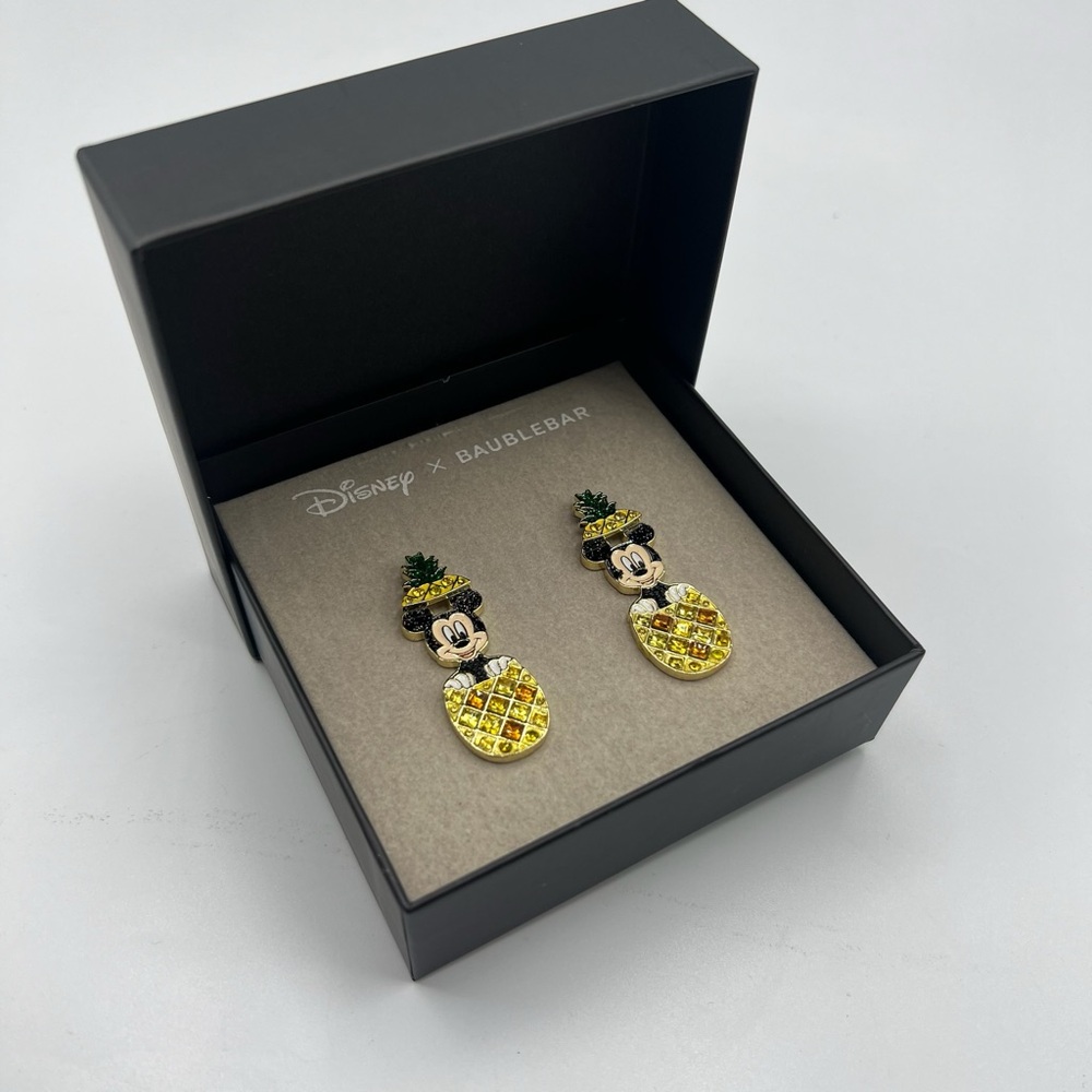 Disney Baublebar Mickey Mouse Pineapple Tropical NIB